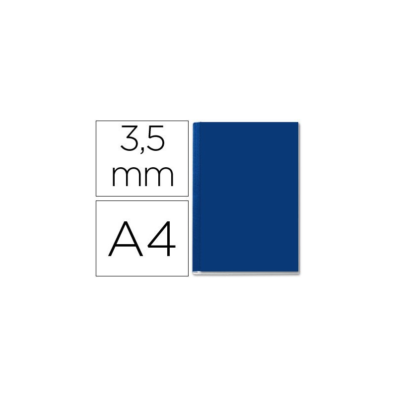 Paquete de 10 tapas rígidas ImpressBind en azul 15-35 hojas A4