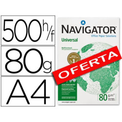  Papel  Navigator  universal A4 de 80 grs. (Lote de  5 cajas)