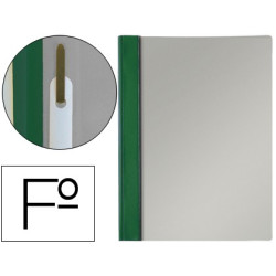 Dossier Esselte en PVC rígido con fastener metalico, color verde