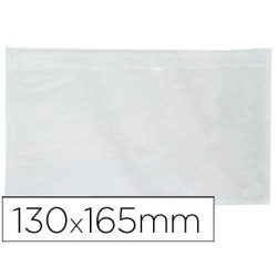 Paquete de 100 sobres autoadhesivos blancos con ventana (165 x 122 mm)