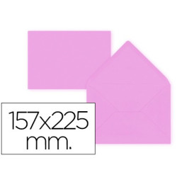 Sobres de color lila de 157 x 225 mm. 9 uds.