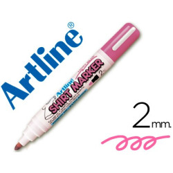 Rotulador Artline para uso en camisetas rosa