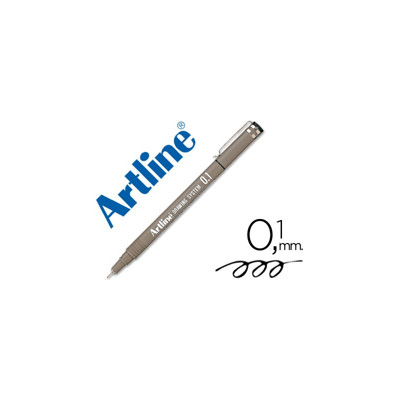 Rotulador artline calibrado micrometrico negro 0.1 mm
