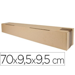 Pack de 5  cajas para embalar tubos de medidas 700x95x95 mm