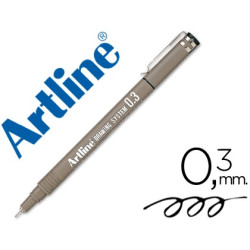Rotulador Artline calibrado micrométrico negro 0.3 mm