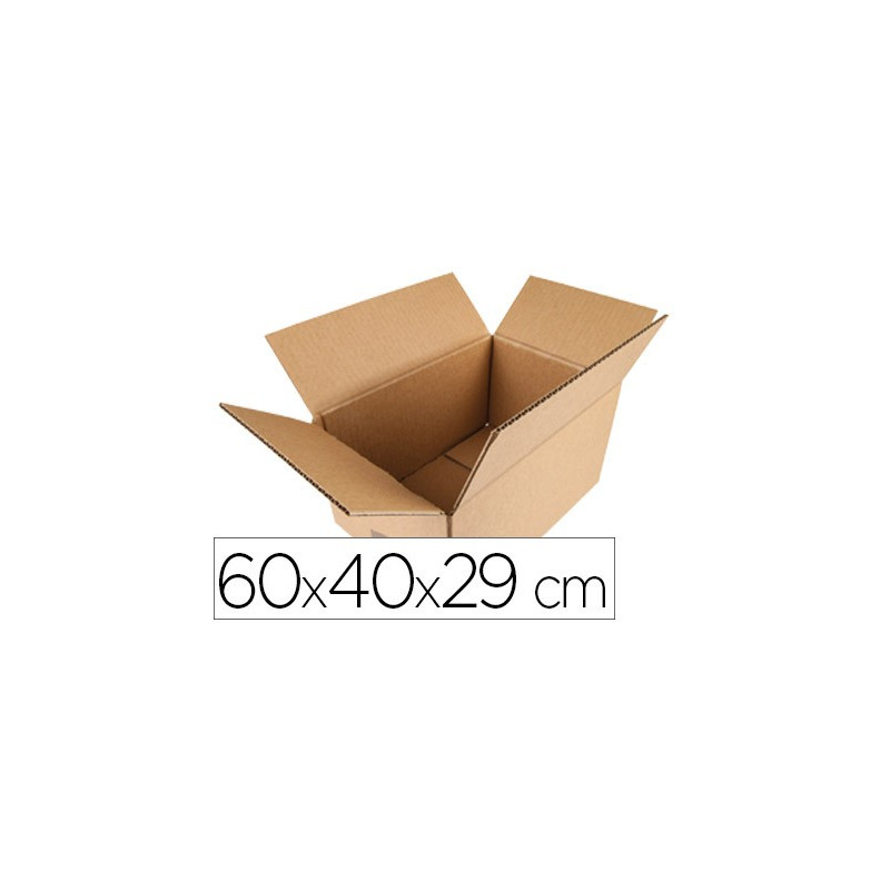 10 Cajas de cartón de 600 X 400 X 290 mm.