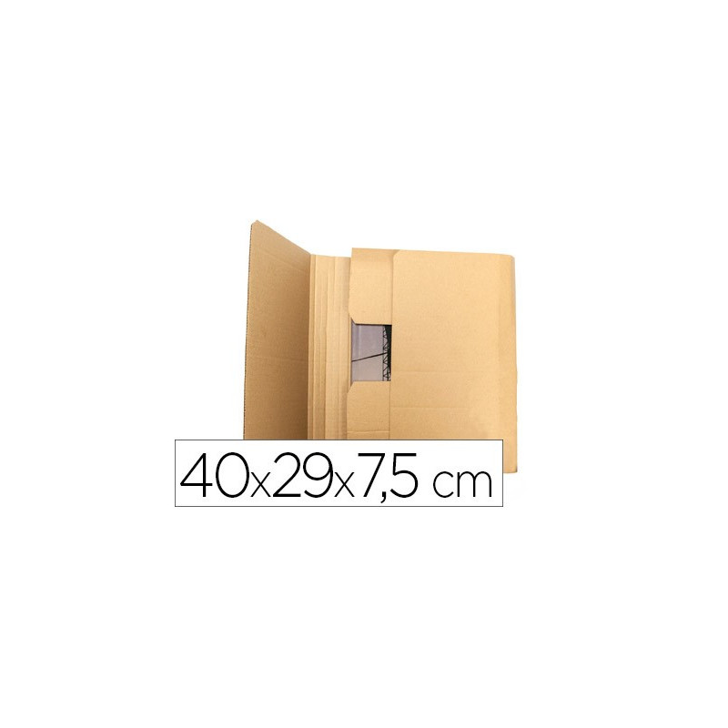 5 Cajas Envio Libros (400x290x75 mm.)