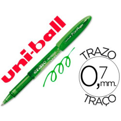 Bolígrafo borrable Uni-Ball Fanthom verde