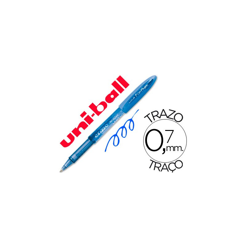 Bolígrafo borrable Uni-Ball Fanthom Azul