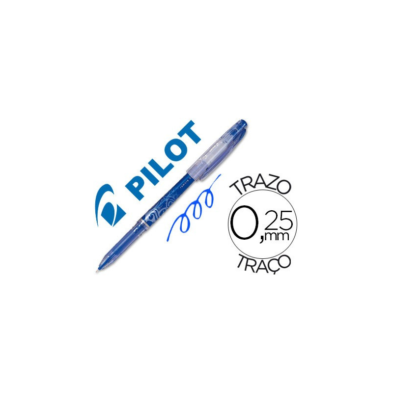 Bolígrafo borrable Frixion Point de Pilot azul