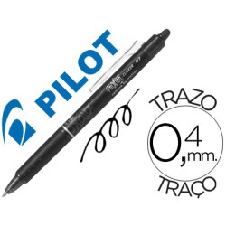 Bolígrafo borrable Frixion Pilot retráctil negro