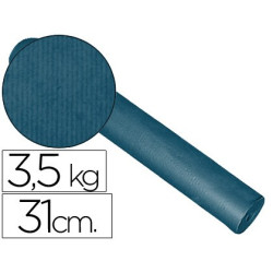 Bobina de papel azul cobalto para portarollos de mostrador de 31 cm de ancho