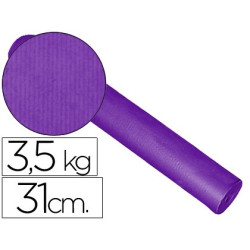 Bobina de papel lila para portarollos de mostrador de 31 cm de ancho