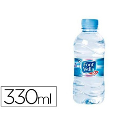 Agua mineral FONT VELLA botella de 0,33 l (35 unds.)
