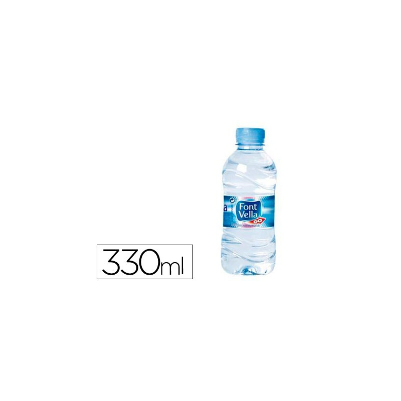 Agua mineral FONT VELLA botella de 0,33 l (35 unds.)