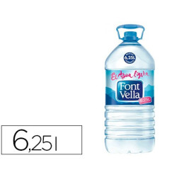 Agua mineral FONT VELLA garrafa de 6,25 litros 