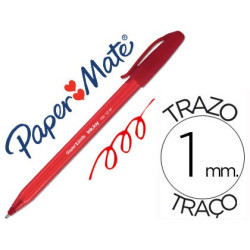 Bolígrafo Paper Mate Inkjoy 100 color rojo