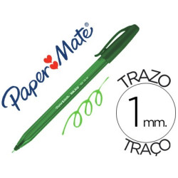 Bolígrafo Paper Mate Inkjoy 100 color verde