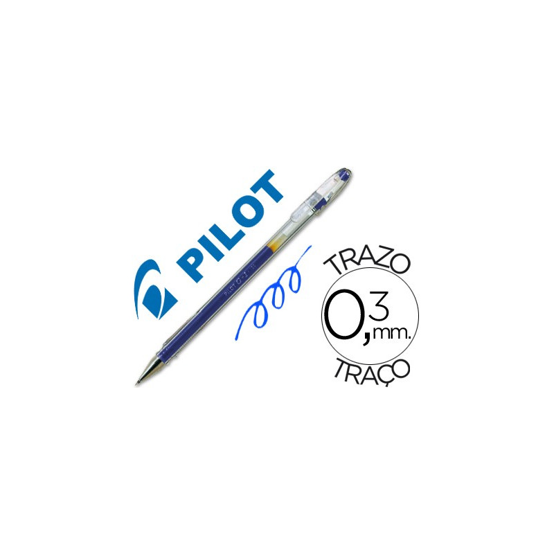 Boligrafo gel PILOT G-1 azul