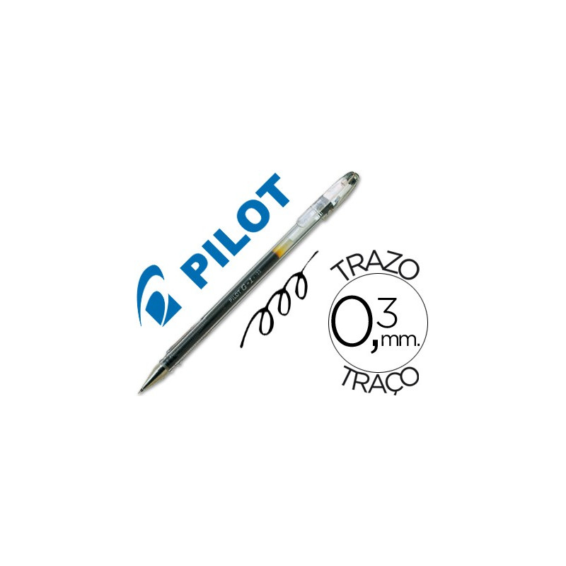 Bolígrafo gel PILOT G-1 negro