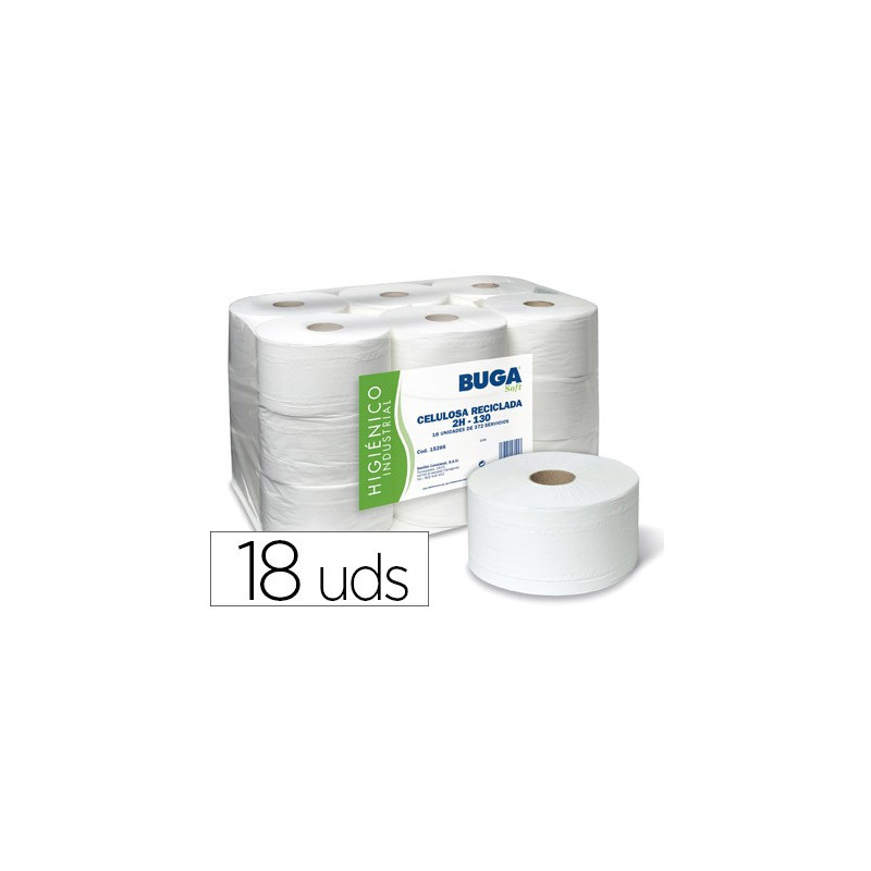 Papel higiénico doméstico 2 capas (Pack 18 rollos)