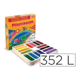 Ceras de colores Plastidecor (estuche de 352 colores)