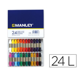 Ceras de colores Manley (estuche de 24 colores)