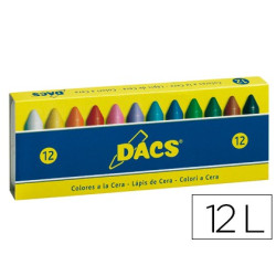 Ceras de colores DACS (estuche de 12 colores)