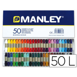  Ceras de colores Manley (estuche de 50 colores)