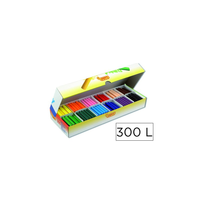Caja de 300 ceras blandas JOVI Color TriWax triangulares