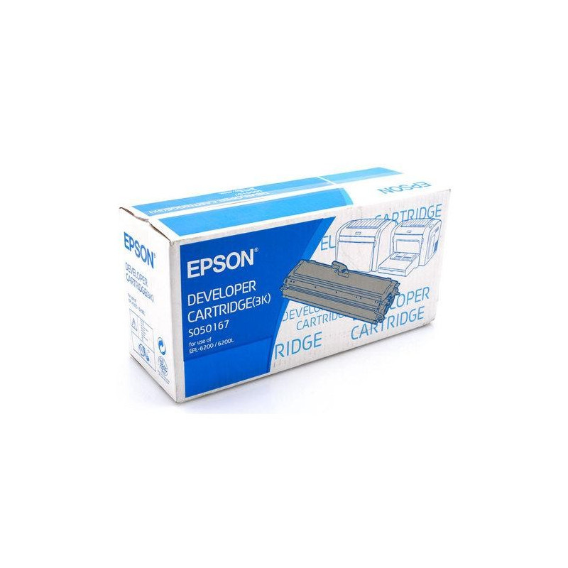 Toner original EPSON EPL-6200/6200L NEGRO 3K(S050167)