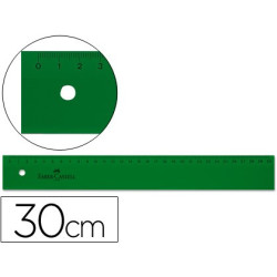 Regla serie técnica Faber Castell de 30 cm.