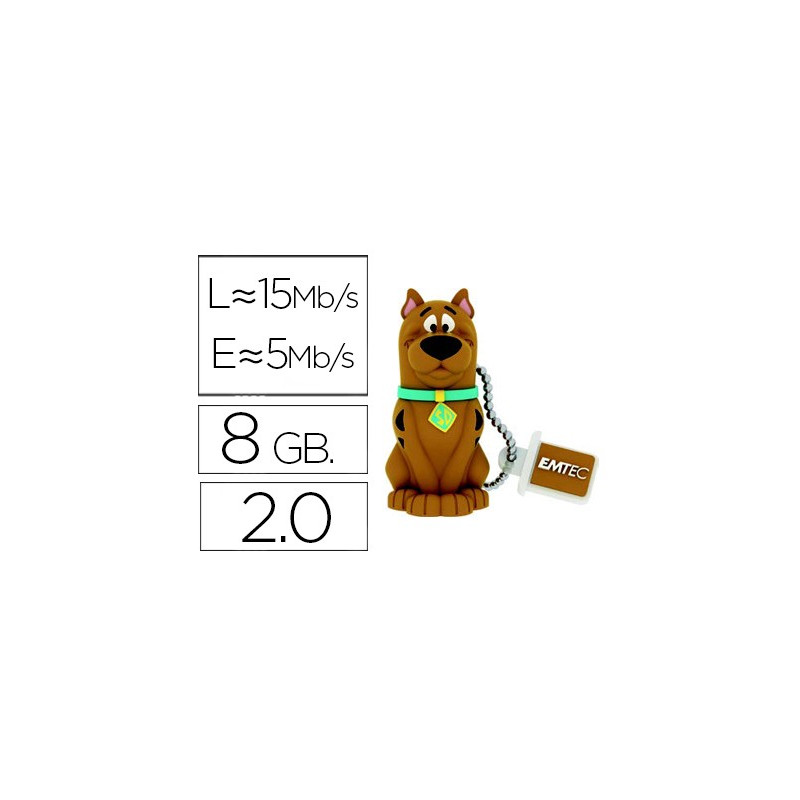  Memoria USB de 8 Gb. con forma de Scooby Doo