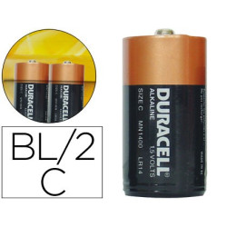 Pilas Duracell alcalinas Plus Power C LR14 (blister de 2 pilas)