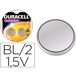 Pack de 2 pilas de boton Duracell LR44