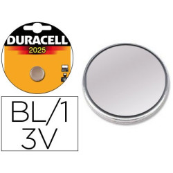 Pack de 1 pila de boton Duracell CR2025