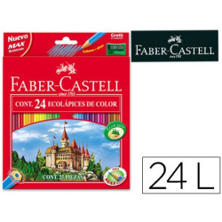 Lápices de colores Faber Castell (estuche 24 colores)