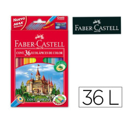Lápices de colores Faber Castell (estuche 36 colores)
