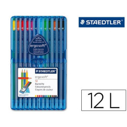 Lapices de colores Ergosoft de Staedtler (12 lapices)