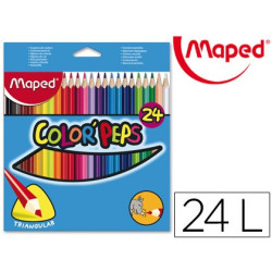 Estuche de lapices de colores COLOR`PEPS (24 colores)