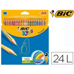 Lapices de colores Bic Kids Tropicolors 2 (estuche de 24 colores)