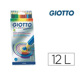 Lápices de colores Giotto Acquarell acuarelables (12 lápices)