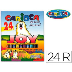 Rotuladores escolares Carioca Joy (24 colores)