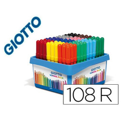Rotuladores GIOTTO Turbo color Schoolpack punta gruesa