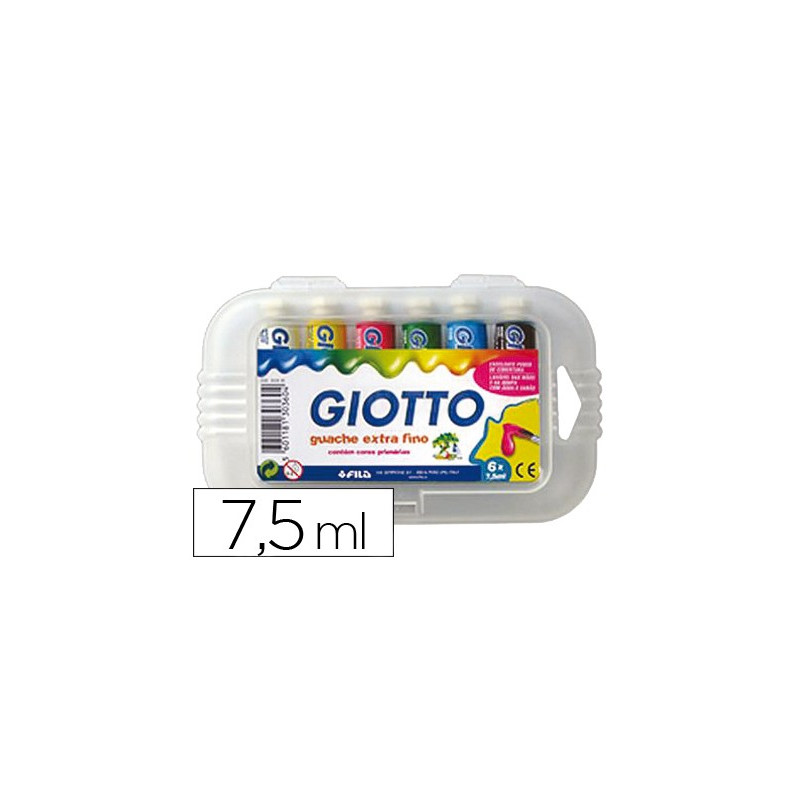 Estuche de témperas ultrafinas en tubo de 7,5 ml (6 colores)