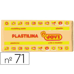 Plastilina JOVI pastilla de 150 gr. en color carne