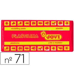 Plastilina JOVI pastilla de 150 gr. en color rubi