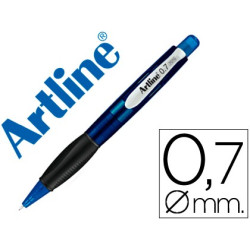 Portaminas Artline de 0.7 mm. translúcido azul