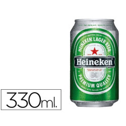 Cerveza Heineken lata de 33 cl.