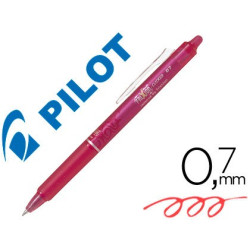 Bolígrafo borrable Frixion Pilot  retráctil rosa
